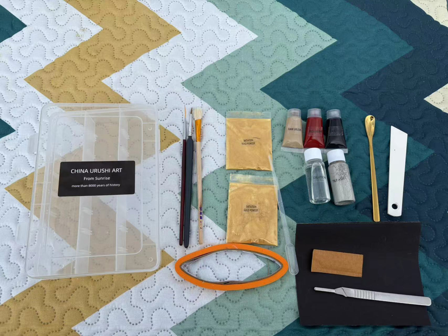 Kintsugi kit(by urushi lacquer)-39dollars including shipping costs and tax