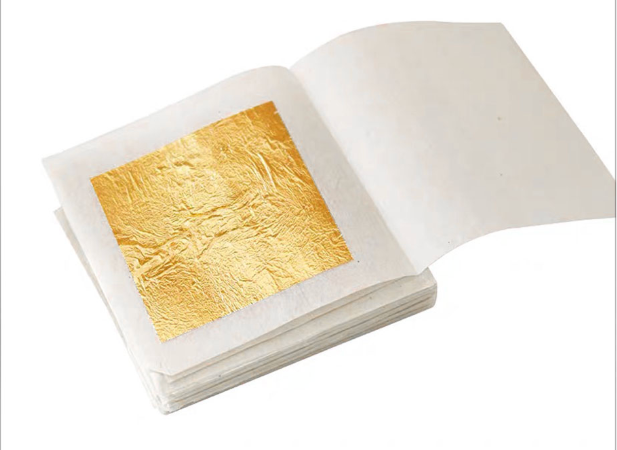 10 pieces of 24K pure gold foil(9.33✖️