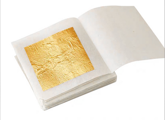 10 pieces of 24K pure gold foil(9.33✖️