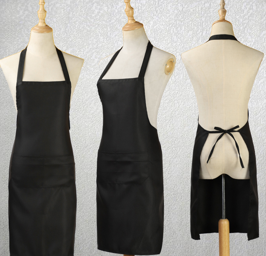 Lacquer apron black apron