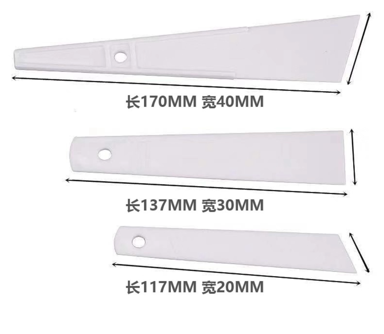 Plastic scraper(3 pieces)