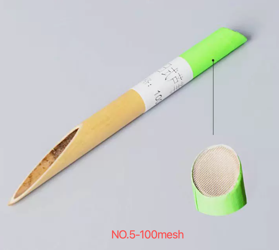 Reed Stem Powder Tube for Kintsugi & Urushi | Gold Powder Applicator 20-300 Grit | Traditional chinese Lacquer Repair Tool
