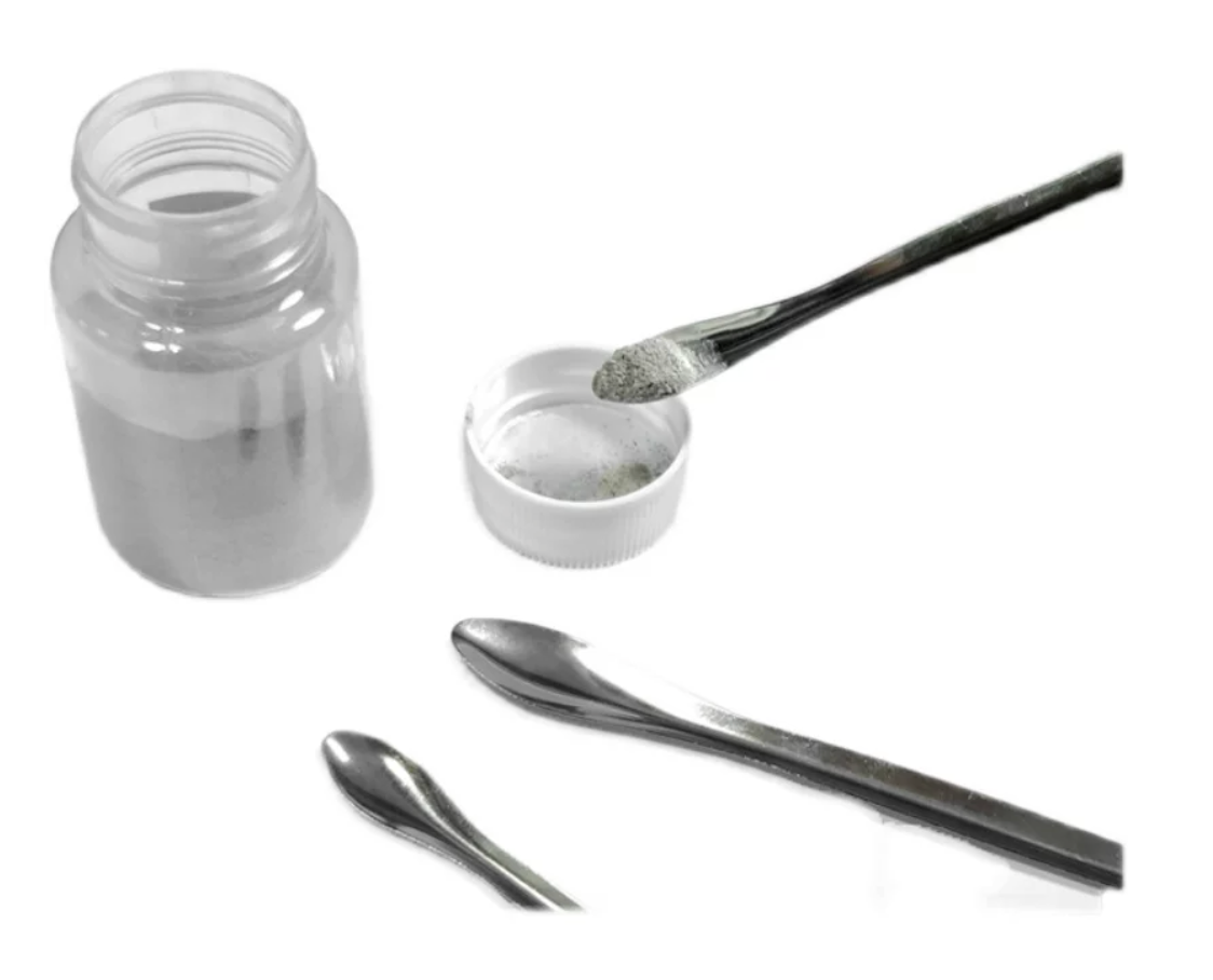 Stainless Steel Powder Scoop, Measuring & Sampling Spoon for Lacquer Painting, Kintsugi Powder