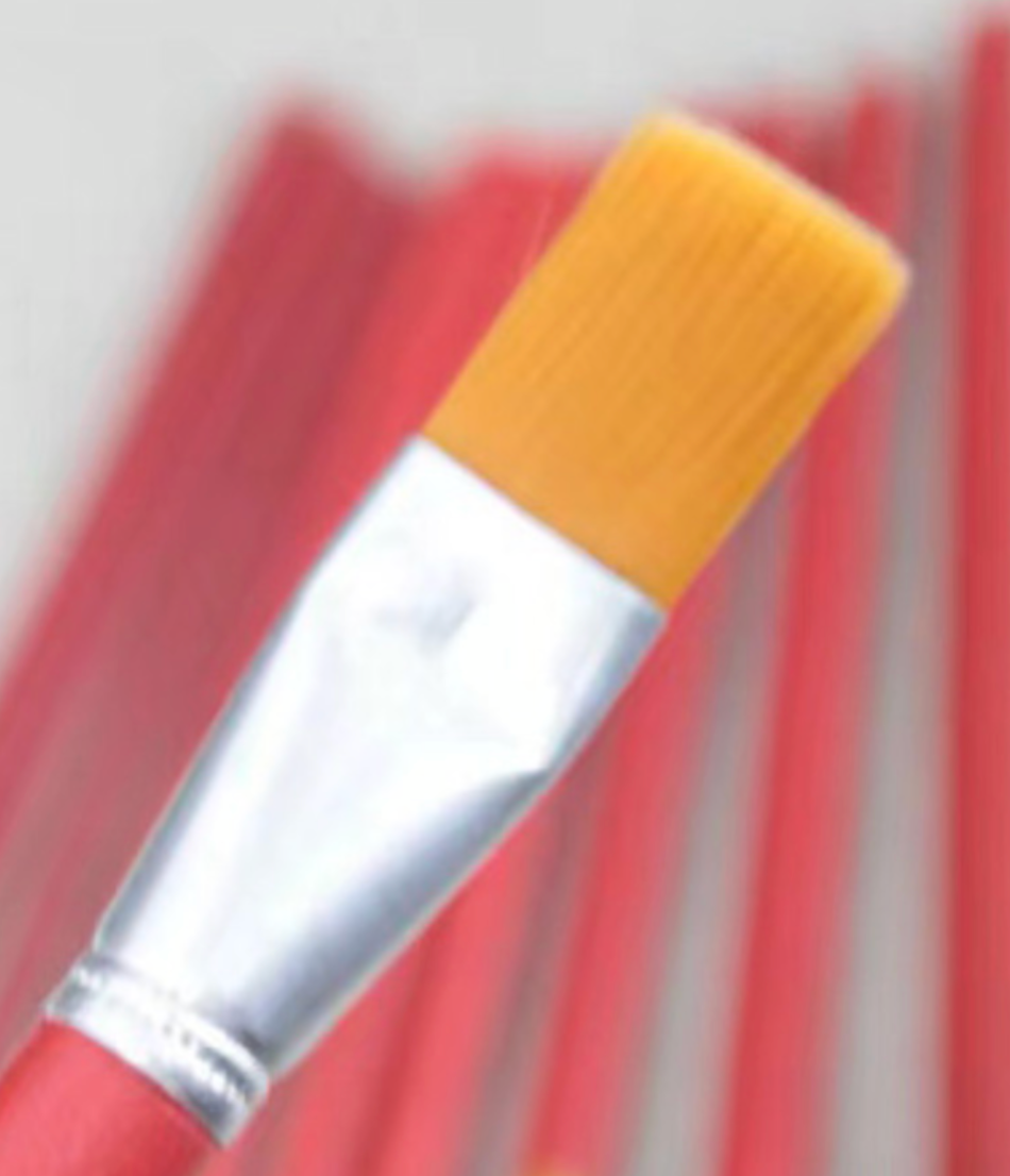 Fine Flat Urushi Painting Brush for Kintsugi & Lacquerware Art