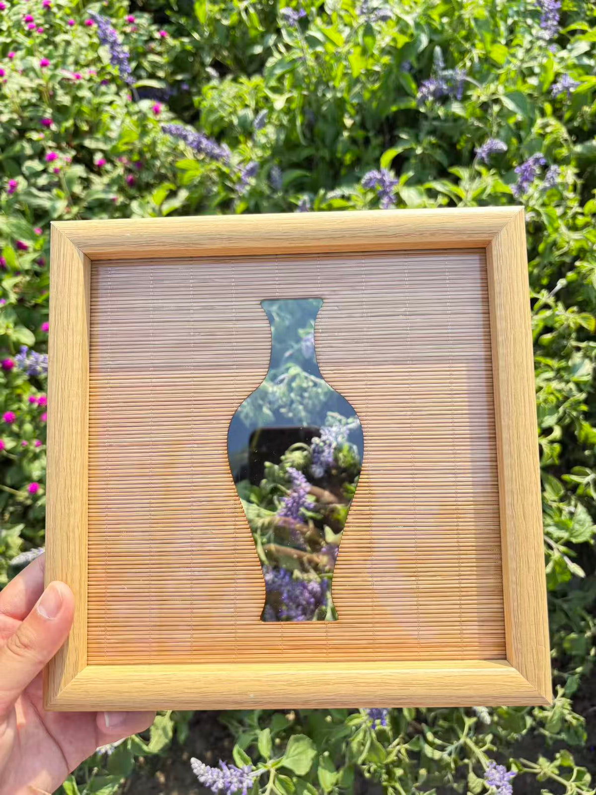 Handcrafted Bamboo Woven Silhouette Picture Frame & Wall Art (4 Styles)-free shipping