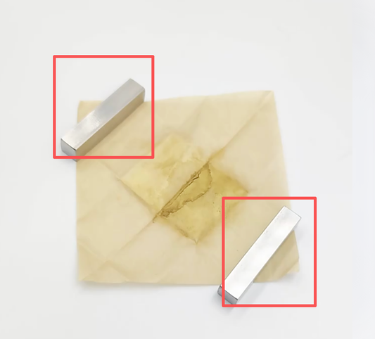 Stainless Steel Press Tool | Gold & Silver Powder Accessories（including 2pieces）