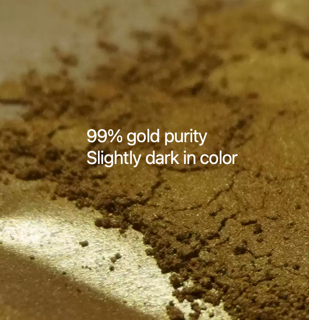 Real gold powder