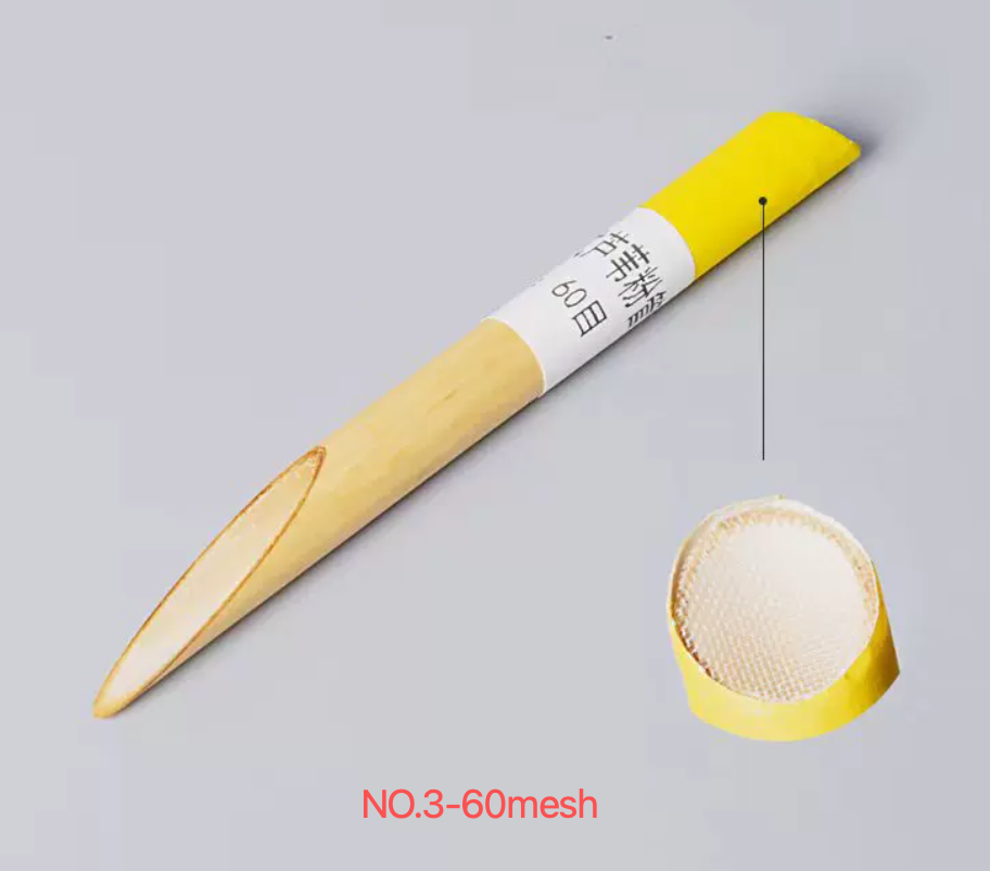 Reed Stem Powder Tube for Kintsugi & Urushi | Gold Powder Applicator 20-300 Grit | Traditional chinese Lacquer Repair Tool