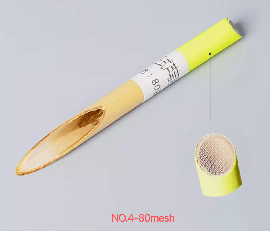 Reed Stem Powder Tube for Kintsugi & Urushi | Gold Powder Applicator 20-300 Grit | Traditional chinese Lacquer Repair Tool