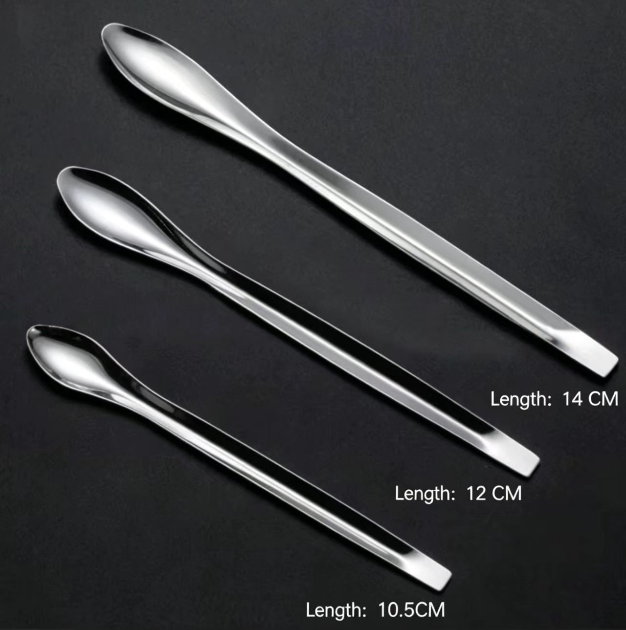 Stainless Steel Powder Scoop, Measuring & Sampling Spoon for Lacquer Painting, Kintsugi Powder