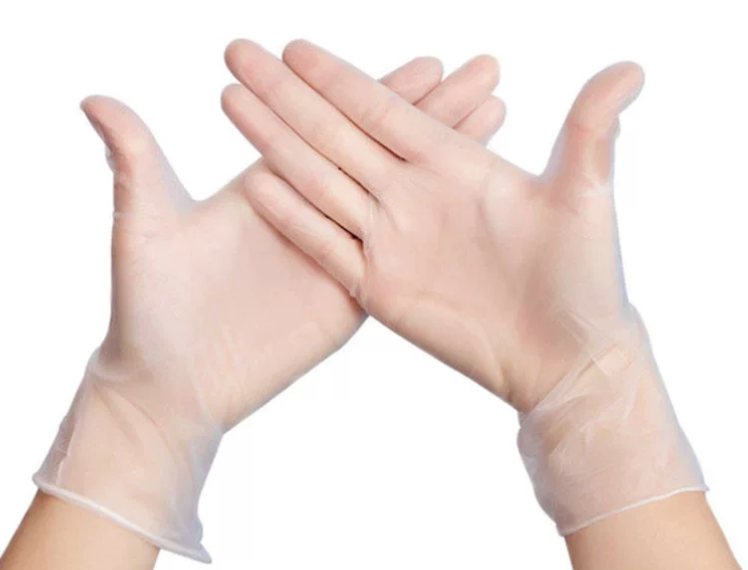 PVC protective gloves (5 pairs)