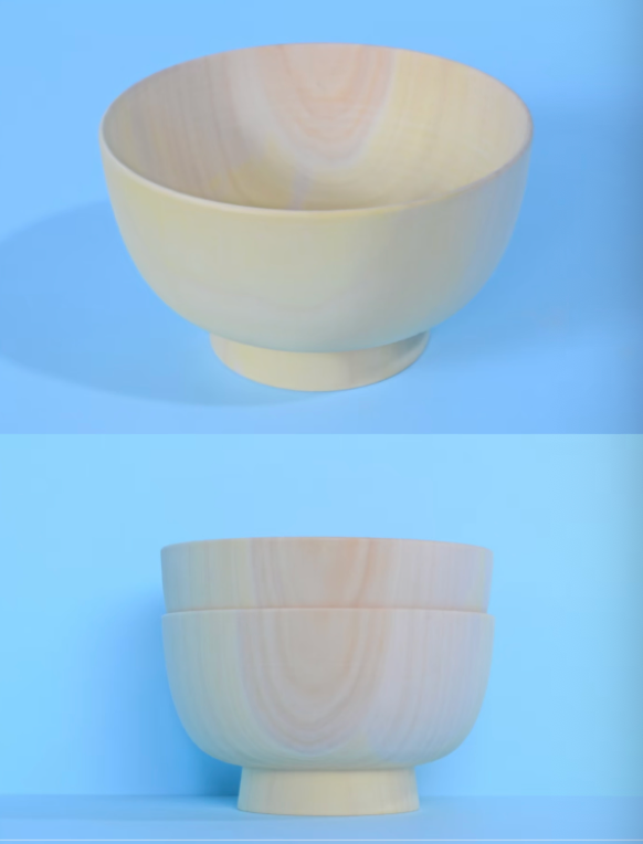 Ginkgo wood urushi lacquer bowl（customizable）