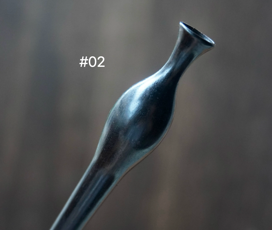 Wearable Mini Vase Hair Stick - Hair Pin for Fresh Flowers in Resin, Ebony Wood &amp; Celadon Porcelain