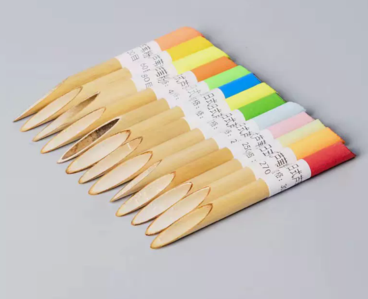 Reed Stem Powder Tube for Kintsugi & Urushi | Gold Powder Applicator 20-300 Grit | Traditional chinese Lacquer Repair Tool