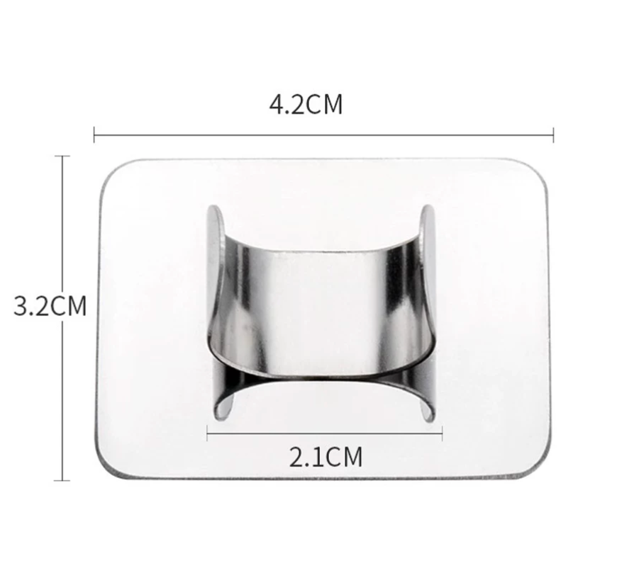 Stainless Steel Finger Palette Ring for Kintsugi & Urushi Lacquer Art
