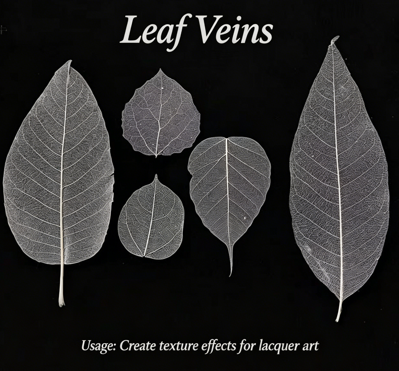 Leaf Skeleton for Kintsugi & Maki-e