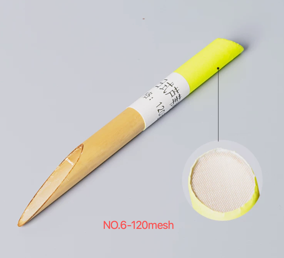 Reed Stem Powder Tube for Kintsugi & Urushi | Gold Powder Applicator 20-300 Grit | Traditional chinese Lacquer Repair Tool