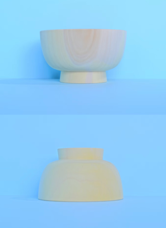 Ginkgo wood urushi lacquer bowl（customizable）