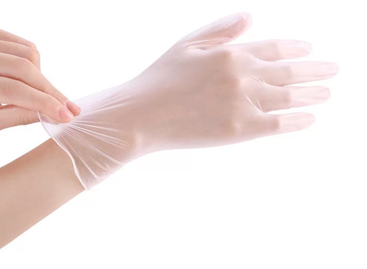PVC protective gloves (5 pairs)