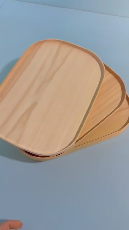 Ginkgo Wood Urushi Tray Blank（customizable）