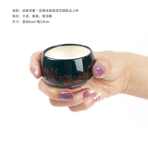 Urushi lacquerware tea cup
